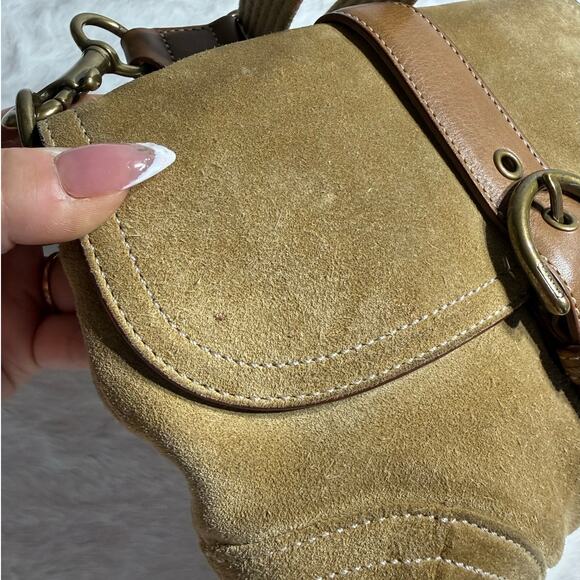 y2k COACH Vintage Soho Flap 4743 Shoulder Bag Crossbody - Picture 7 of 11